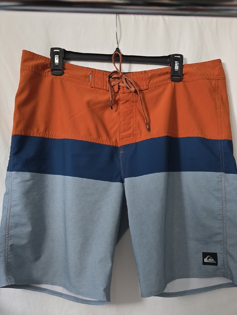 Quiksilver HighLine Color-Block Boardshorts Men's XL 36 Swim Shorts Like NEW